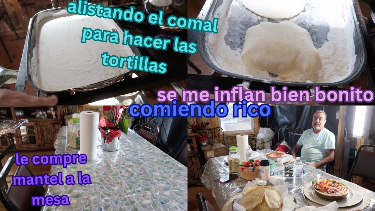 ESTRENAMOS MANTEL ‼️ASÍ SE ME INFLAN LAS TORTILLAS DE VONITAS ‼️