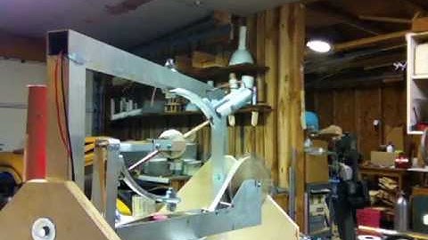 Shell Wrapping Machine: 2" shell test.