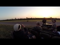 Hyena howling on the airstrip