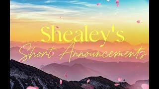 October 12, 2025 SCC Morning Announcements