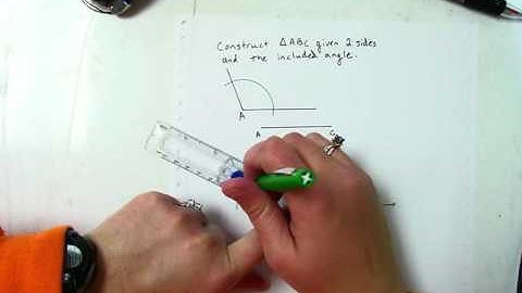 Construct Triangle With SAS