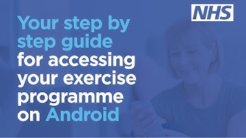 How to view your Rehab Guru exercise programme on an Android Device