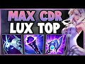 WTF SEASON 11 LUX R ONLY HAS 17 SEC COOLDOWN?? LUX SEASON 11 TOP GAMEPLAY! - League of Legends