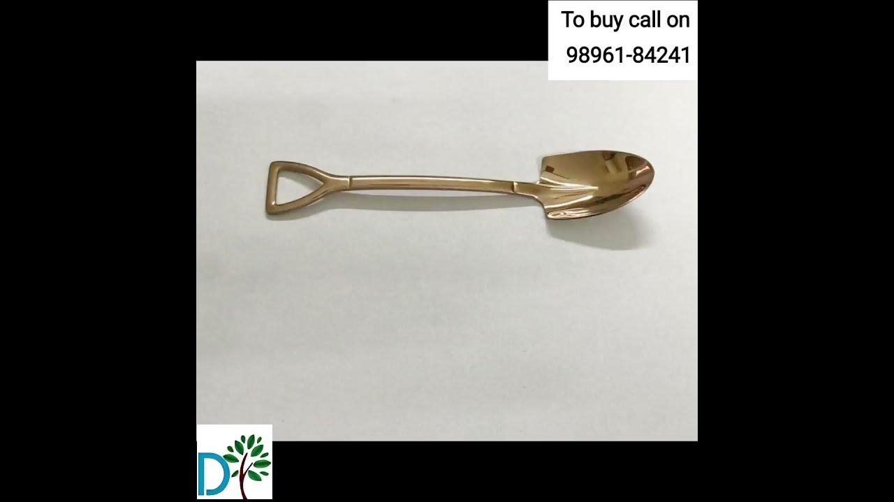 Devik Spade shaped Spoons latest product designercutlery YouTube