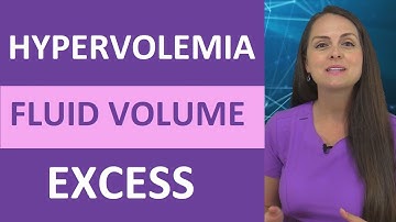 Hypervolemia - Fluid Volume Excess (Overload) Nursing NCLEX | Water Intoxication