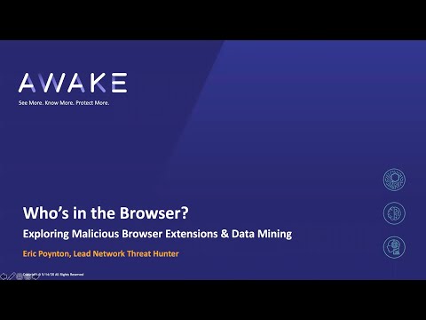 Who’s in the Browser? Exploring Malicious Browser Extensions & Data Mining