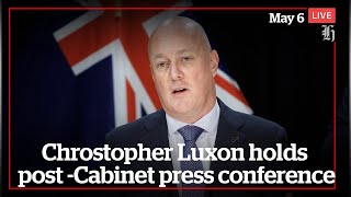 Christopher Luxon holds post-Cabinet press conference screenshot 3