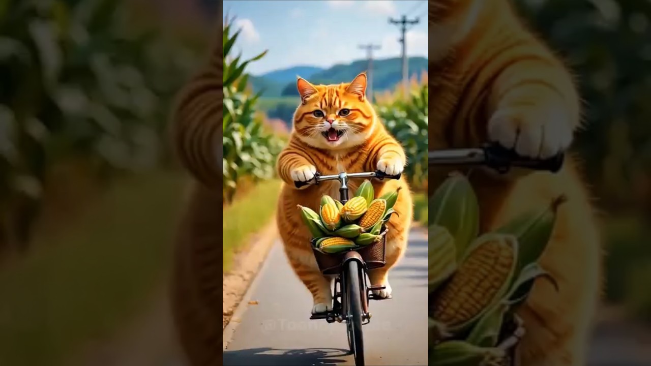 Cat Want to Eat some Popcorn 