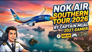 🔴 LIVE MSFS2024🔴Thai Virtual Pilots – Nok Air Southern Tour 2026 leg 10 (Portrait)