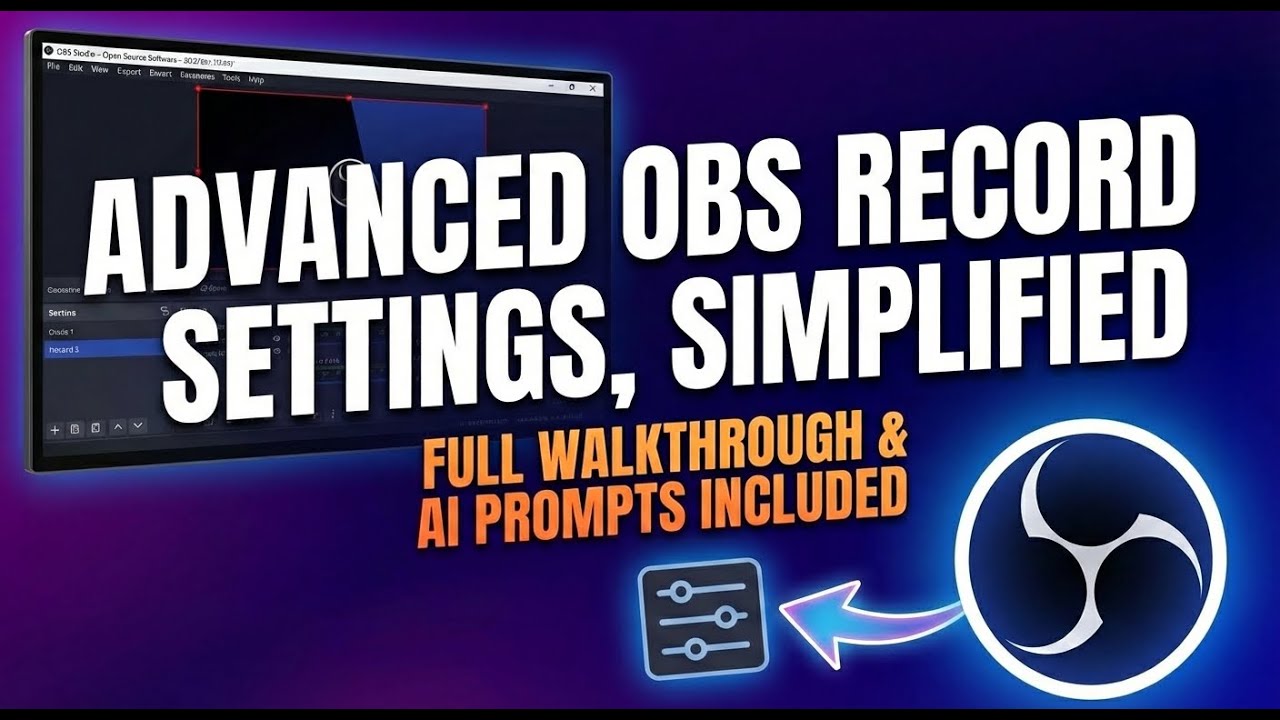 Stop Guessing: Perfect OBS Recording Settings for Quality vs File Size