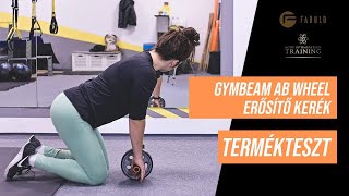 Hogyan használjuk a GymBeam Ab Wheel erősítő kereket? [Termékteszt és gyakorlatok]