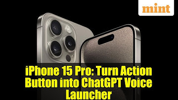 iPhone 15 Pro: Turn Action Button into ChatGPT Voice Launcher