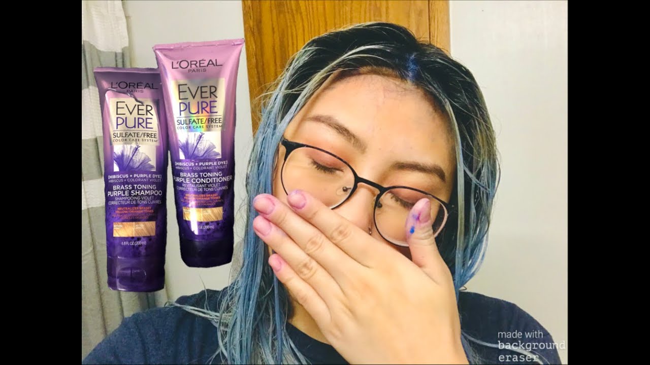 I LEFT PURPLE SHAMPOO IN MY HAIR FOR 1 HOUR..(TONING METHOD) - thptnganamst.edu.vn