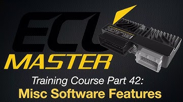 ECU Masters Training Course Part 42: Misc. Software Features | Evans Performance Academy