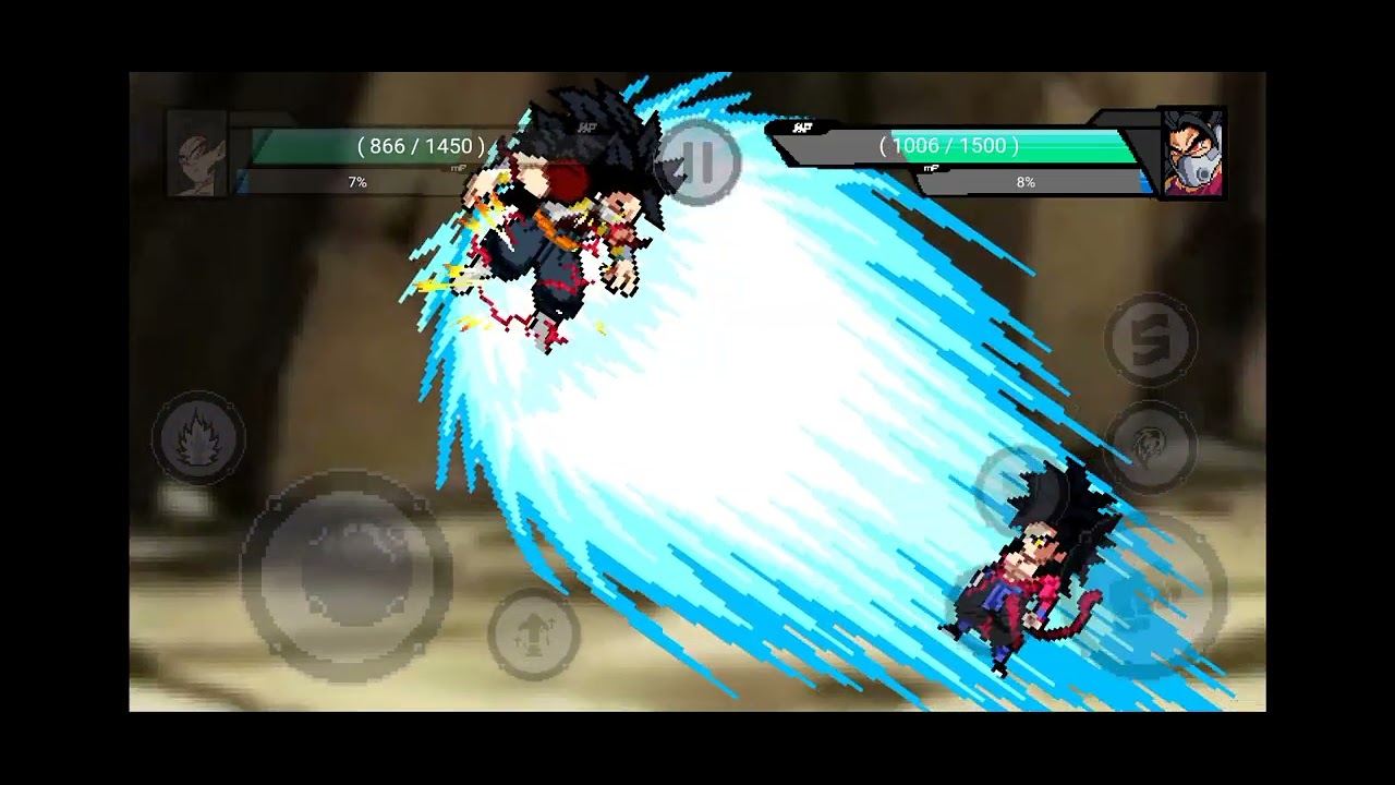 Xeno Goku and Cumber Duel