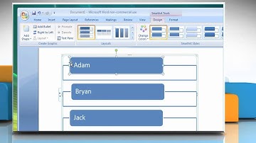 Microsoft® Word 2007: Add or delete a box from flow chart in Windows® Vista