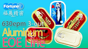 Easy-open lid production line for Sardine fish Cans