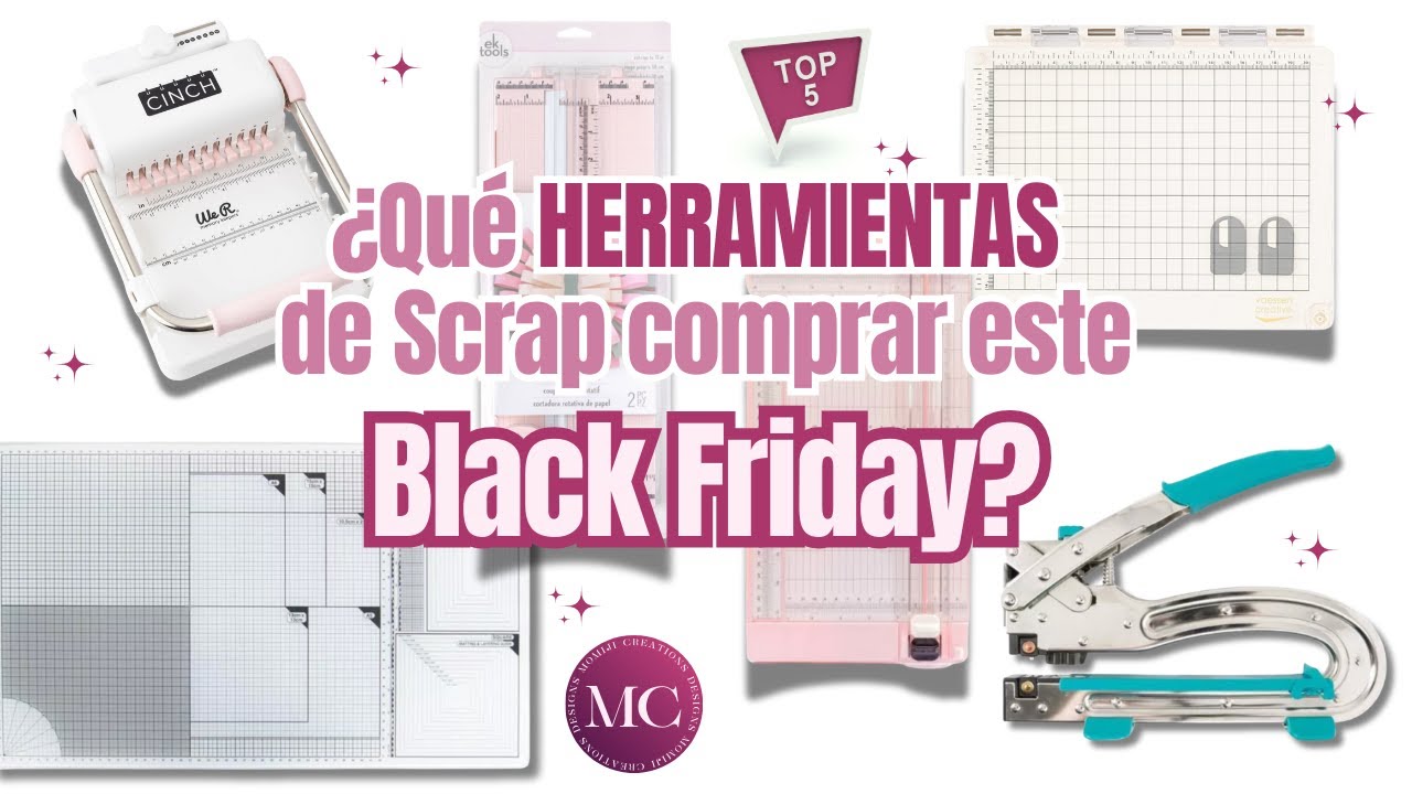 5 herramientas de scrapbooking que SÍ valen la pena 💡 | Guía Black Friday para principiantes