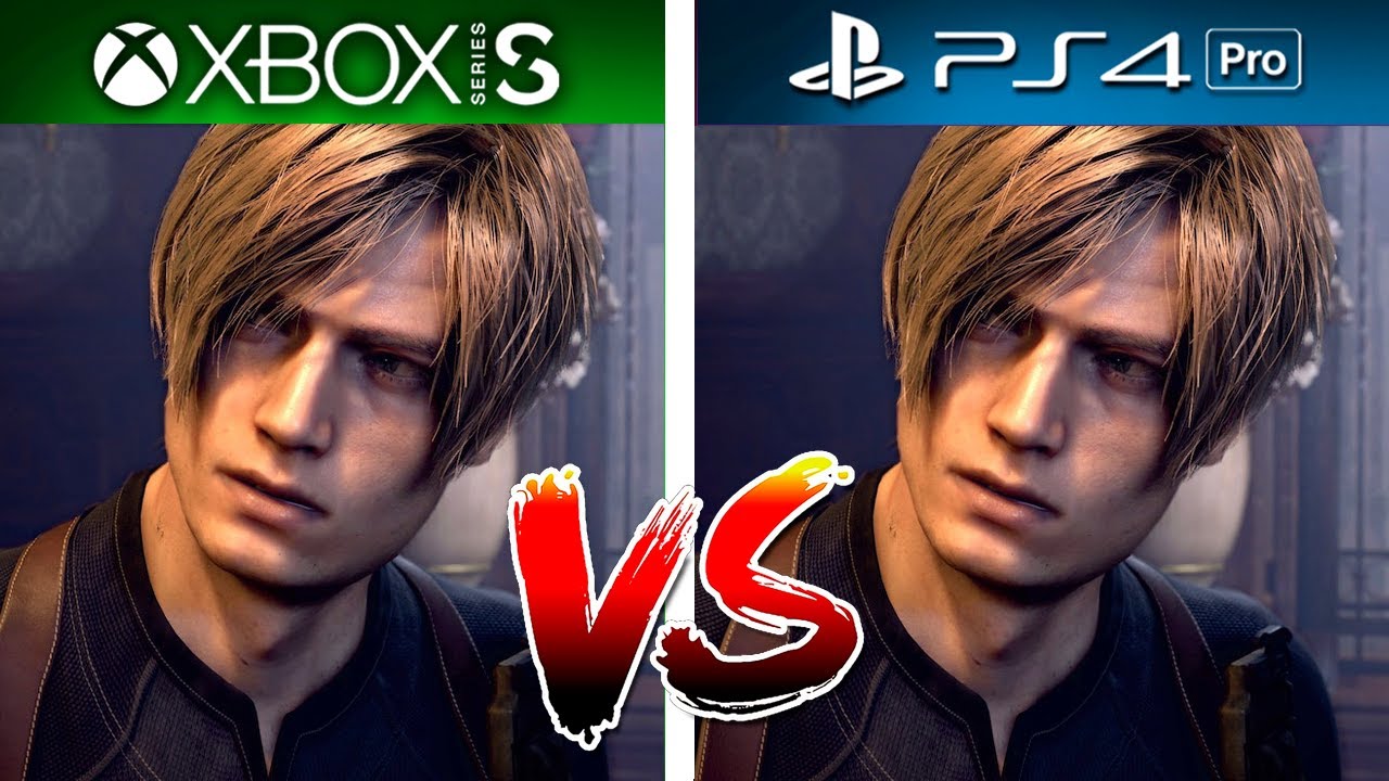 PS4 PRO vs XBOX SERIES S Comparativo no Resident Evil 4 Remake YouTube