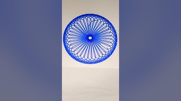 spirograph design pattern #art #stepbystep #drawing #artsandcrafts #calligraphy #spirograph #shorts