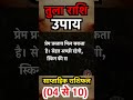 तुला राशि साप्ताहिक राशिफल | Tula Rashi | Saptahik Rashifal | Libra Horoscope | (04 से 10)