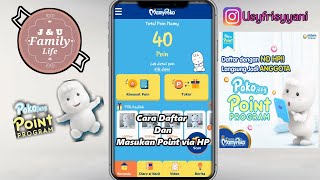 How to register for the MamyPoko Point Program and how to enter a unique point code via cellphone screenshot 4