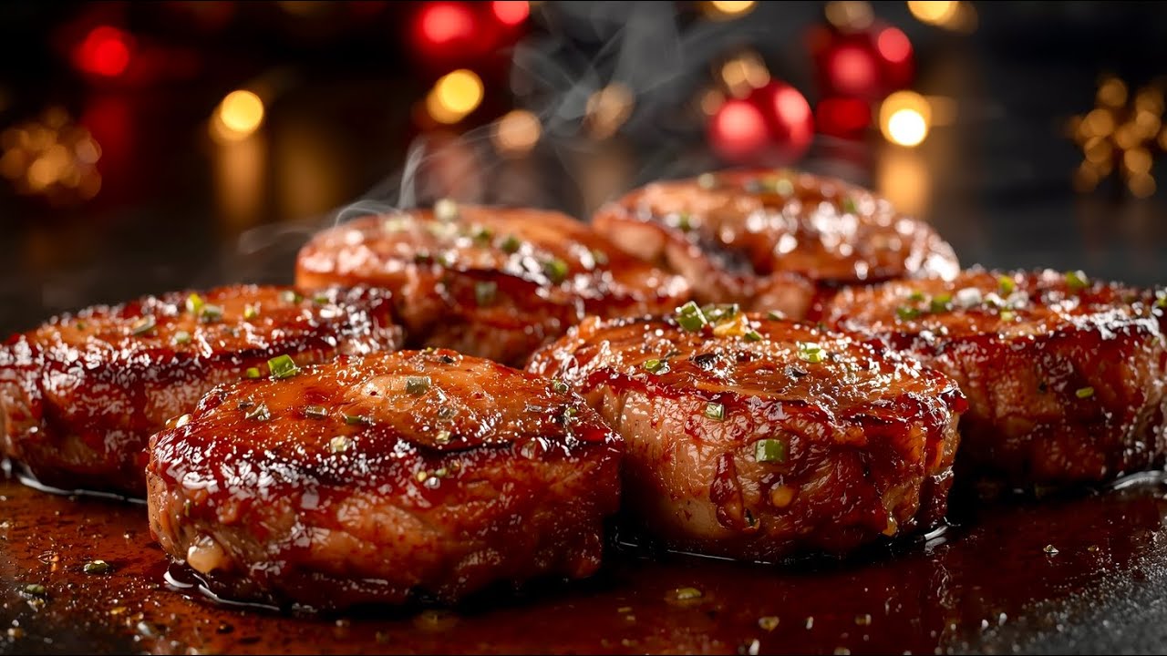 Простые ингредиенты – невероятный результат! Эта рождественская свиная шея всех шокировала 🎄🔥