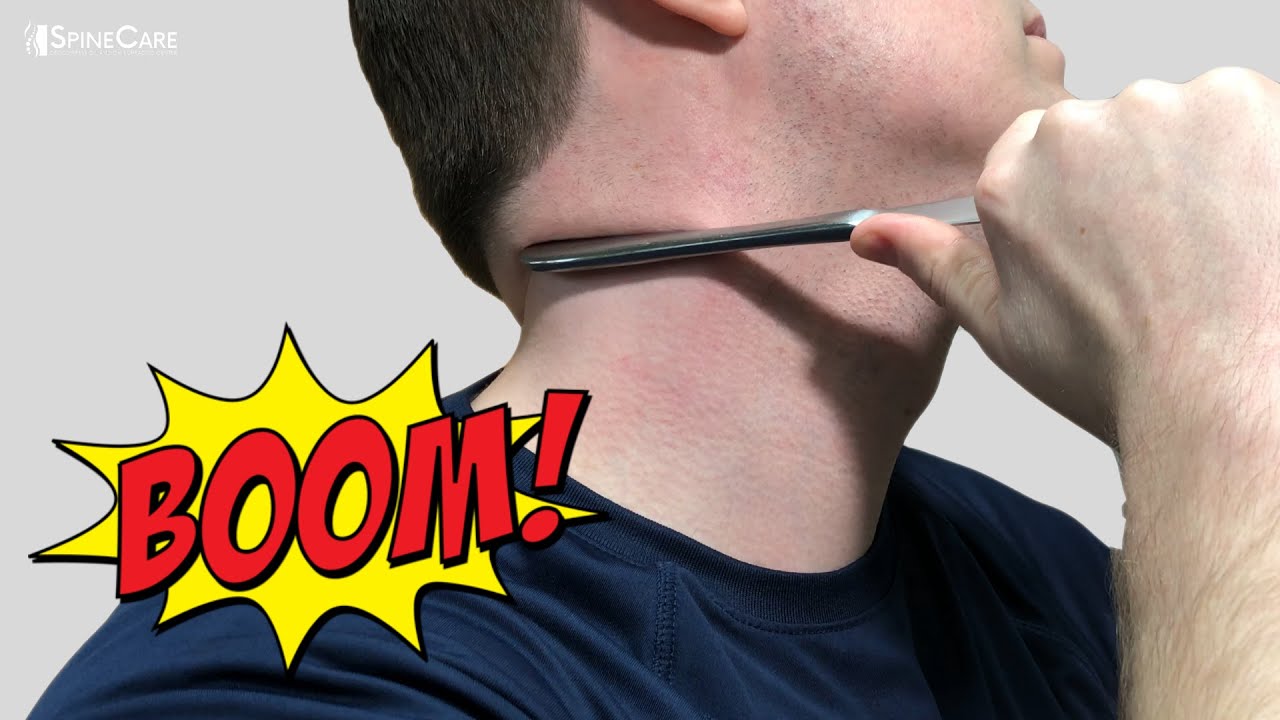 Instant Stiff Neck Pain Relief Using a BUTTER KNIFE YouTube