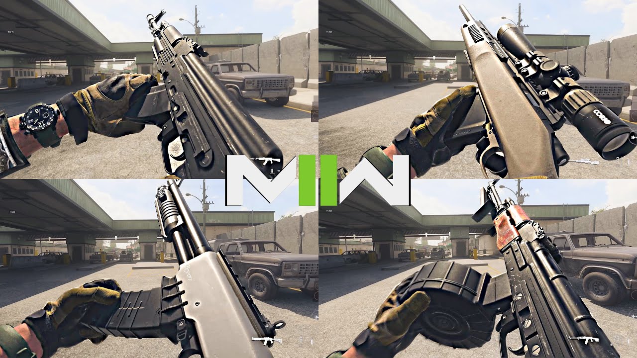Modern Warfare II - ALL Weapons Sounds, Reloads & Inspect Animations ...