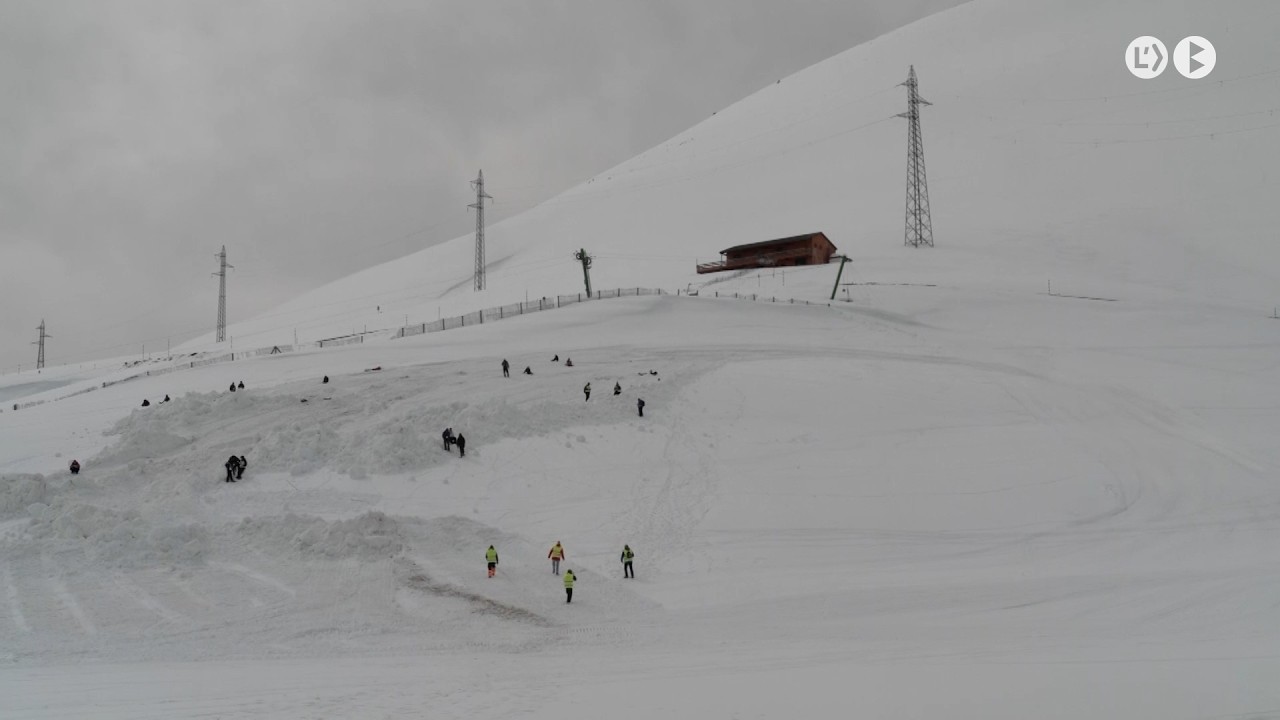 Simulacre d’allau a Coll de Pal