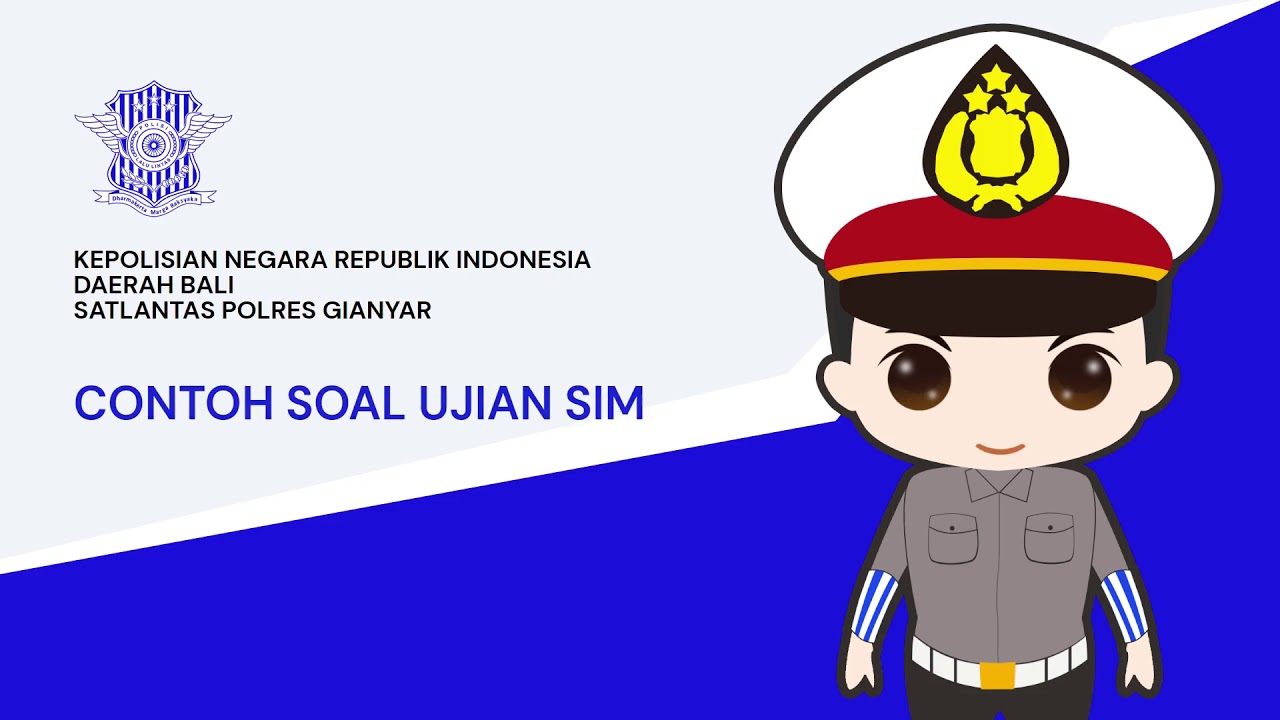 VIDEO CONTOH SOAL UJIAN TEORI SIM - YouTube