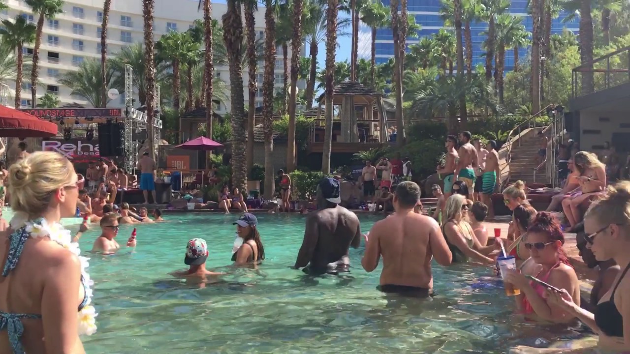 Hard Rock Hotel & Casino pool party 2016 #Las Vegas - YouTube