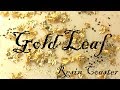 WATCH ME RESIN- Gold Leaf Resin Coaster