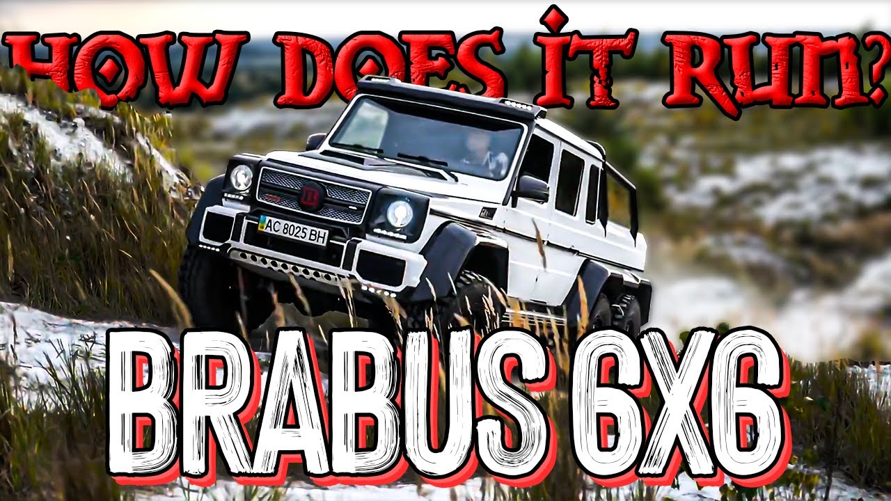 HOW DOES IT RUN? Brabus 6x6 G Wagon Mercedes-Benz rebuilt 