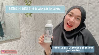 Bersih Bersih Kamar Mandi Berkerak Pakai LOXUSCLEANER || kerjaan cepet beres!!!