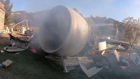 War of the Worlds Plane Crash Set at Universal Studios Hollywood