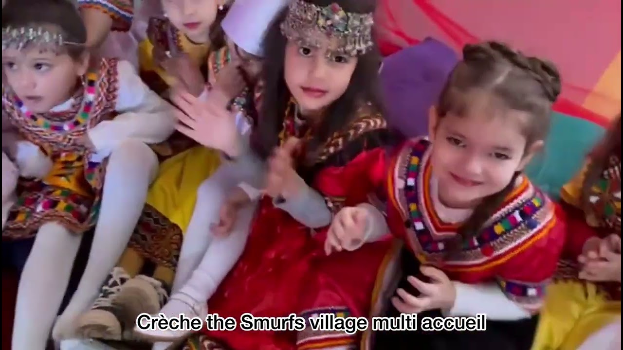 حفلة يناير في روضة مدينة السنافر || أجواء جميلة مع أطفالنا الصغار 🥰❤️