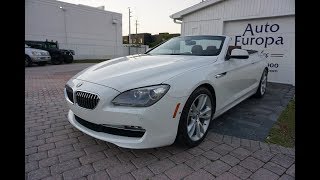 BMW Finally Got the 6-Series Right. This 2013 BMW 640i Cabrio is a Balanced Grand Tourer. *SOLD*