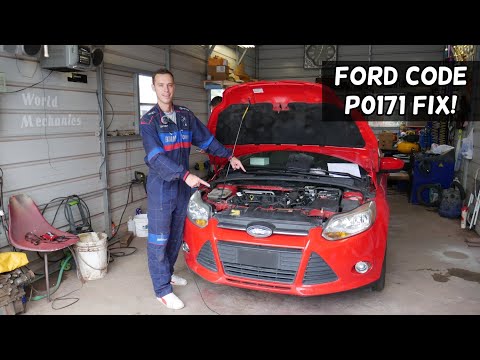 FORD CODE P0171 SYSTEM TOO LEAN BANK 1. EASY FIX