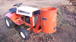 Allis Chalmers 416 Garden Tractor with Composter Attachment | Walk Around and Testing