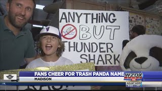 Trash Pandas! Madison baseball fans cheer their new team name