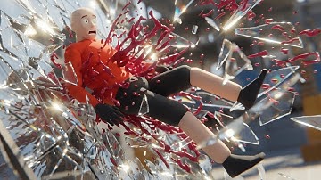 RAGDORE - Glass Physics vs Active Ragdoll: Crazy Moments #26