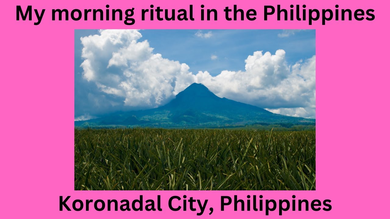 My morning ritual in the Philippines - YouTube