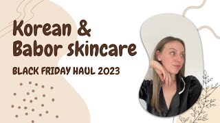 Huge Korean & Babor Skincare Black Friday Haul 2023 Must Try Products For Acne-Prone Skin