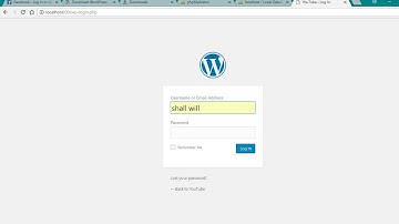 Wordpress installation in WampServer for beginners in Bangla