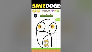 Draw 2 Save | Save DOGE | Brain Puzzle Part 21 #short #gaming #shorts #puzzle #savethedoge #ytshorts