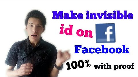 Facebook invisible name without proxy in mobile  by Technical Baltic