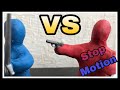 ⚔️ BATALLA Stop Motion Plastilina || Blue vs Red || MOS Productions