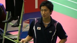 Kento Momota 桃田賢斗 vs HEO K  | ﾖﾈｯｸｽ世界ｼﾞｭﾆｱﾊﾞﾄﾞﾐﾝﾄﾝ選手権2012