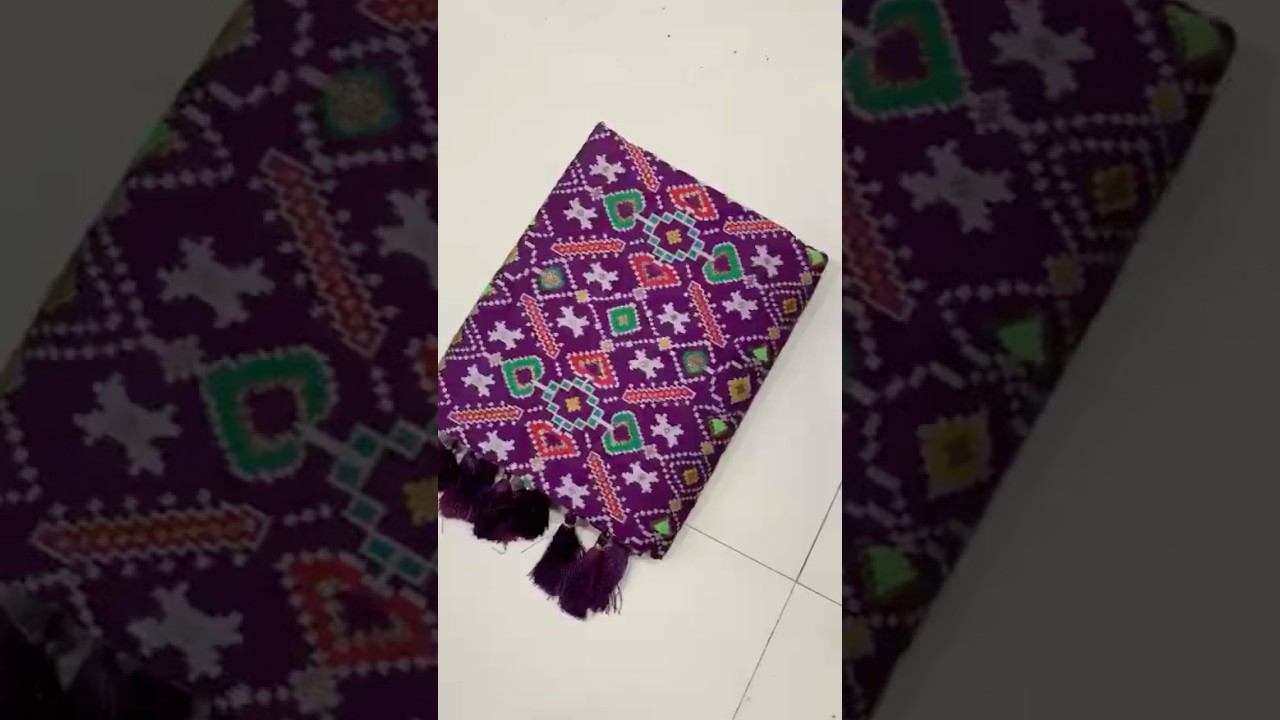 Traditional Kanchivaram Patola Paithani Silk Saree